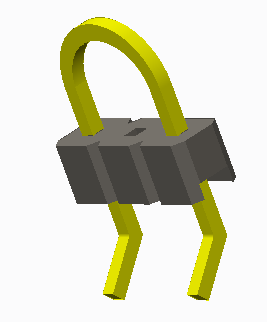 2.54mm Single Row 45 Degree Header