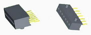 1.00mm antet de sex feminin dual rând drepte tip