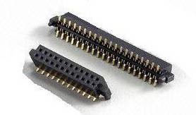 1,27 mm tip antet femela SMT cu post diferit