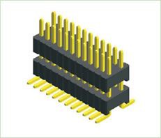 1.27X2.54mm Pitch dual row dublu din plastic SMT