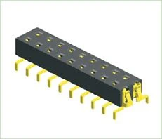 2,54 mm tip femelă tip intrare inferioară