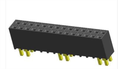 2,54 mm tip femela tip drept