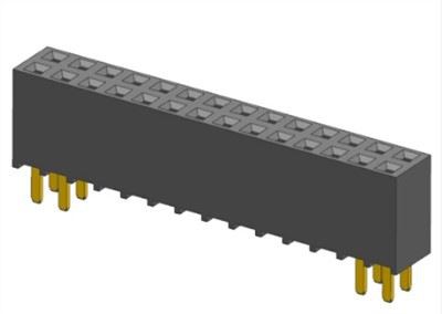 Priză mamă de 2,54 mm Conector drept dublu rând