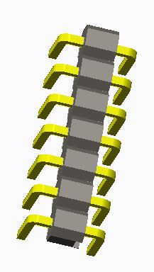 2,54 mm Pin Header Single Row Tip U