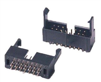 Conector antet cutie cu pas de 2,54 mm drept