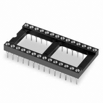 Priză DIP duală în linie dreaptă de 2,54 mm